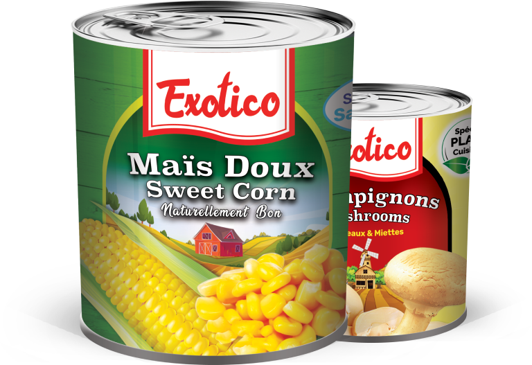 Maïs doux et champignons Exotico
